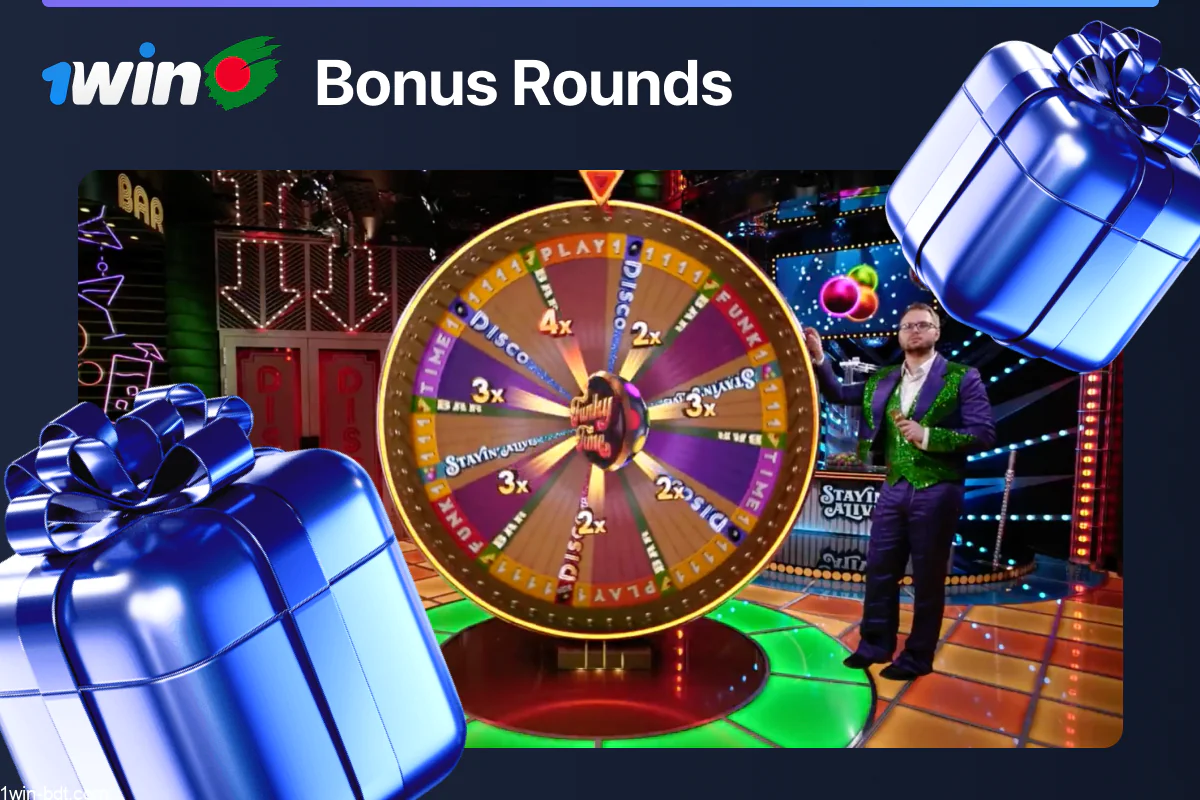 1win Funky Time bonus rounds with multipliers