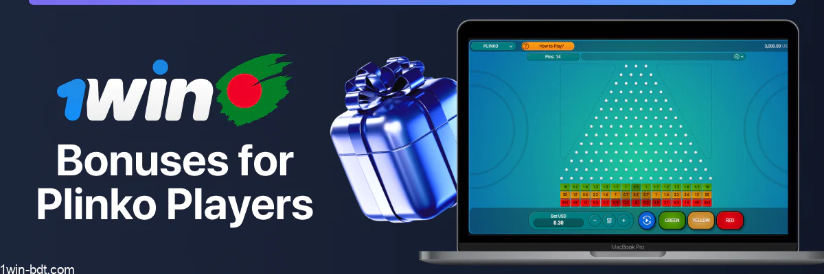 1win Plinko bonuses and promotions
