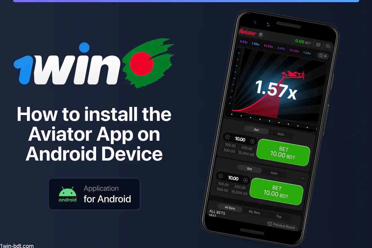 Installing 1win Aviator app on Android device with simple steps