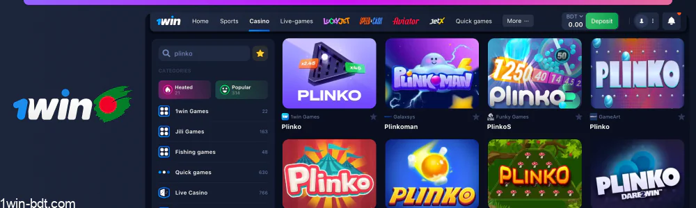Set bet amount and drop ball