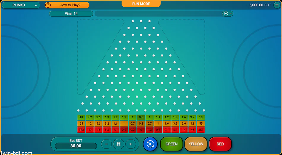 Plinko 1win demo