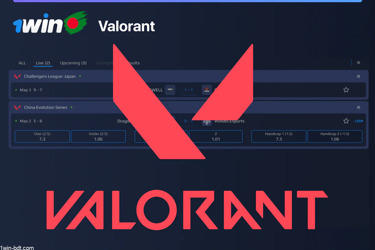 Betting on Valorant at 1win