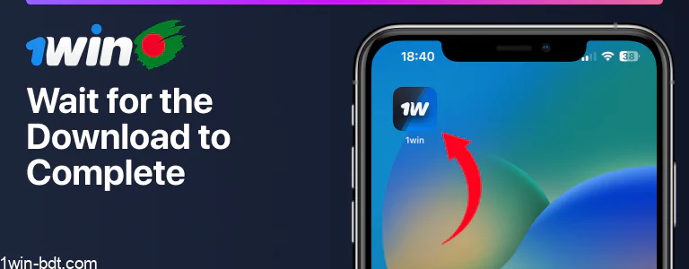 App icon appears on desktop